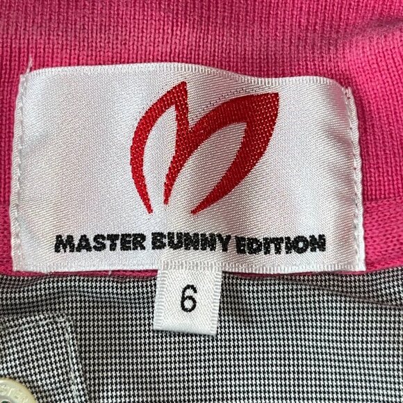 RARE VINTAGE 2010 JAPANESE MASTER BUNNY EDITION WOMEN'S GOLF POLO SHIRT  EUC 6 - Picture 9 of 15